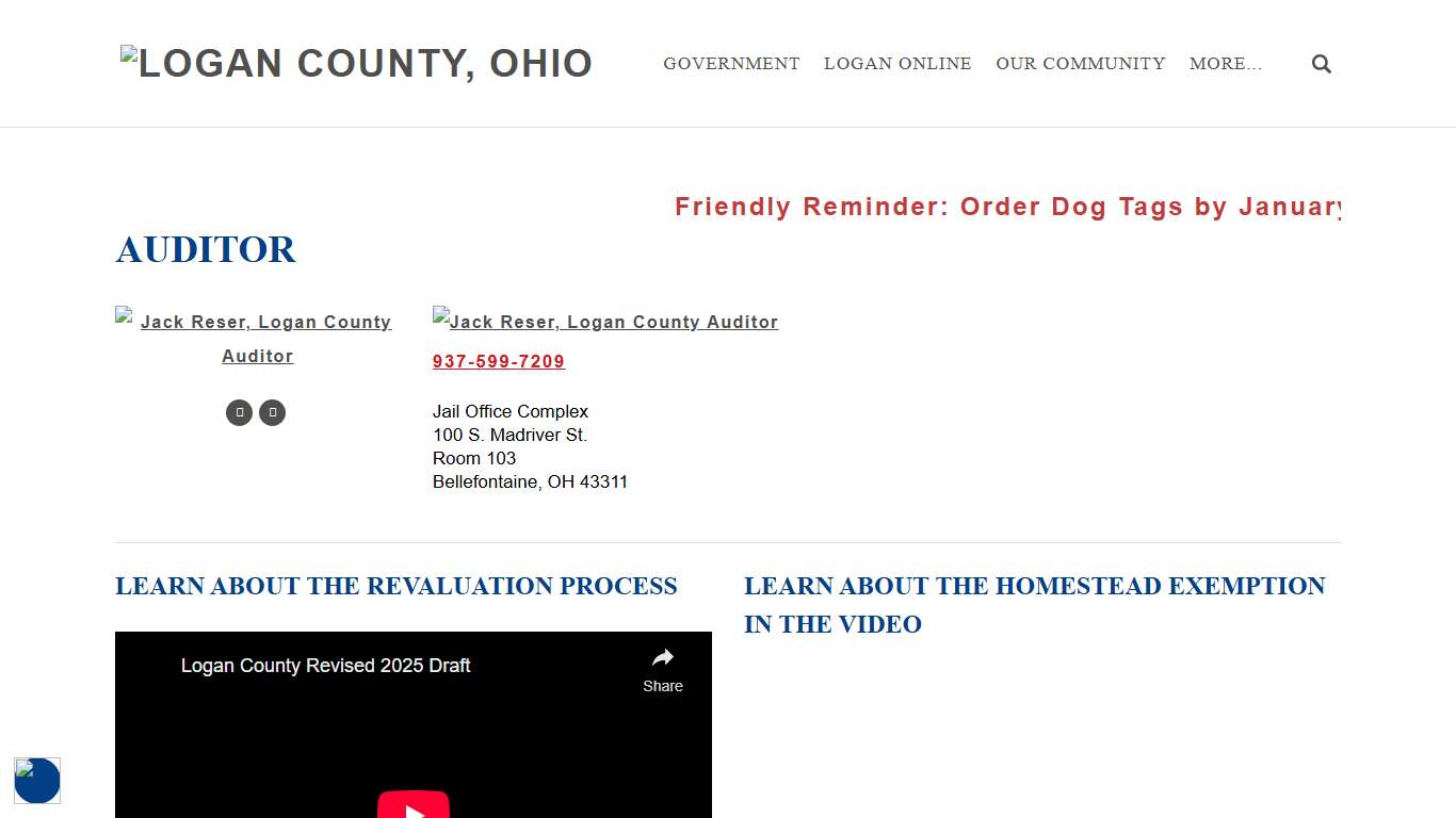 Logan County Auditor - Logan County, Ohio